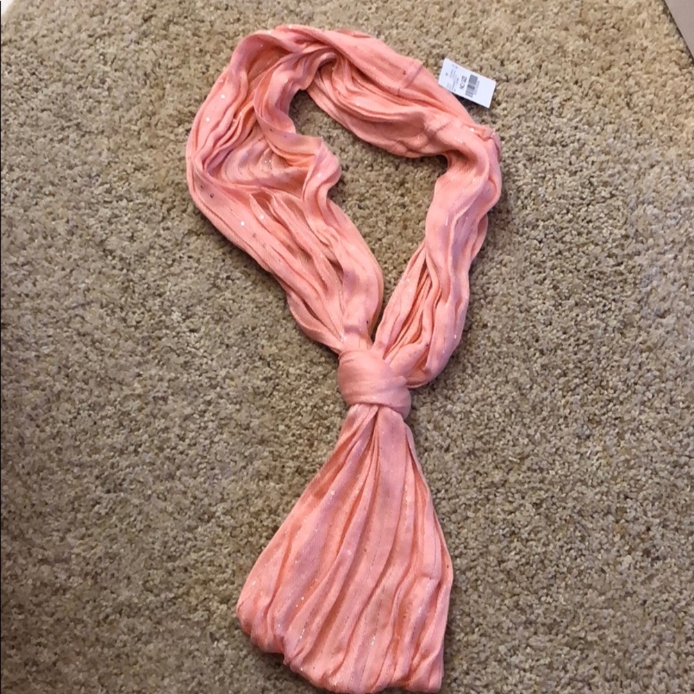 Light pink scarf